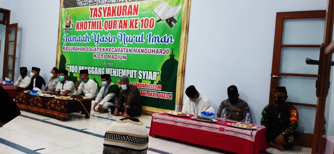 KEBERKAHAN UNTUK SOGATEN, GELAR KHOTMIL QURAN DAN DOA BERSAMA