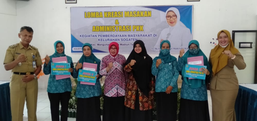 Ajang Kreativitas Memasak, Kelurahan Sogaten Gelar Lomba Olahan Pisang.